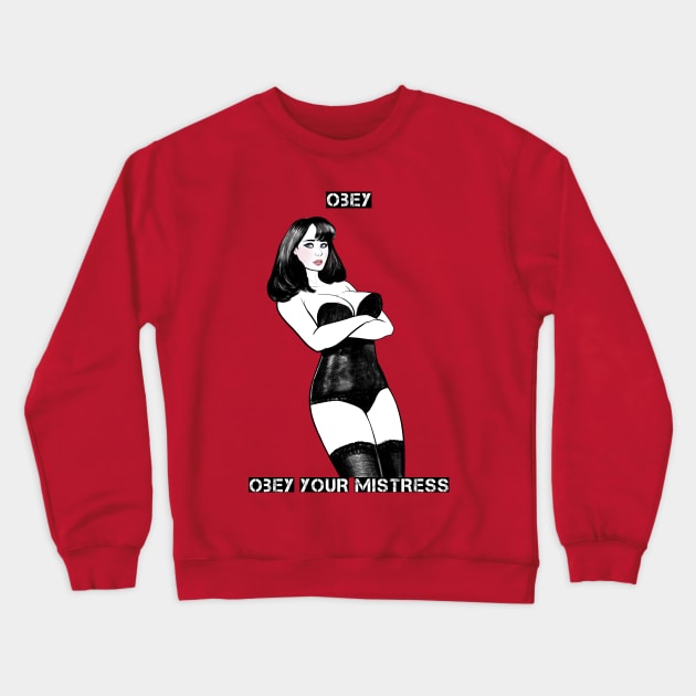 Dominatrix 38 Crewneck Sweatshirt by raulovsky